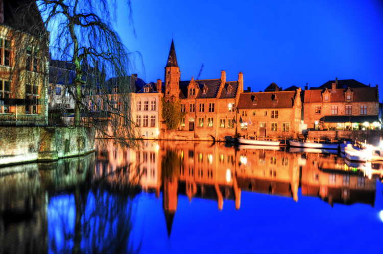 Beautiful Towns Bruges Reflection