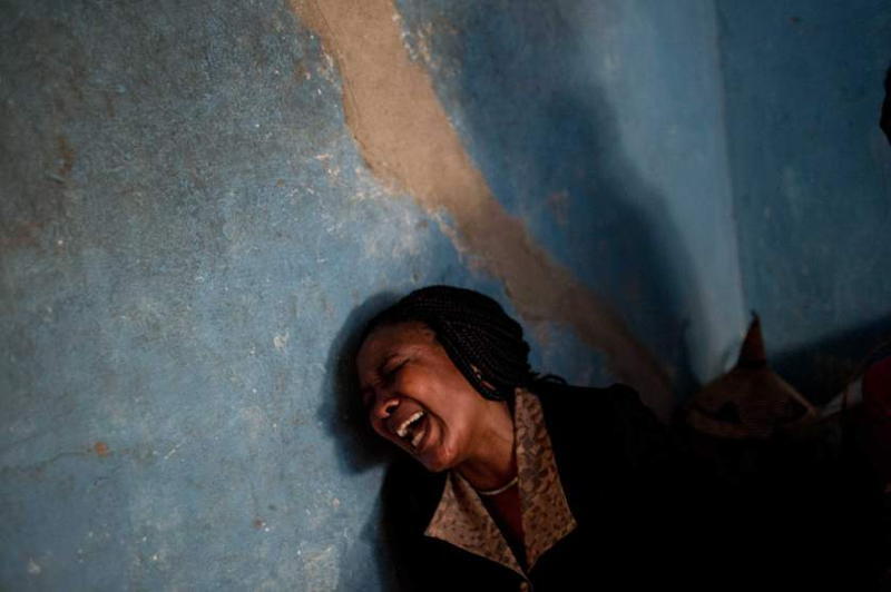 Burundi Woman Crying
