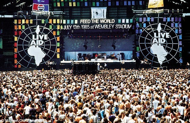 Live Aid Crowd Stadium