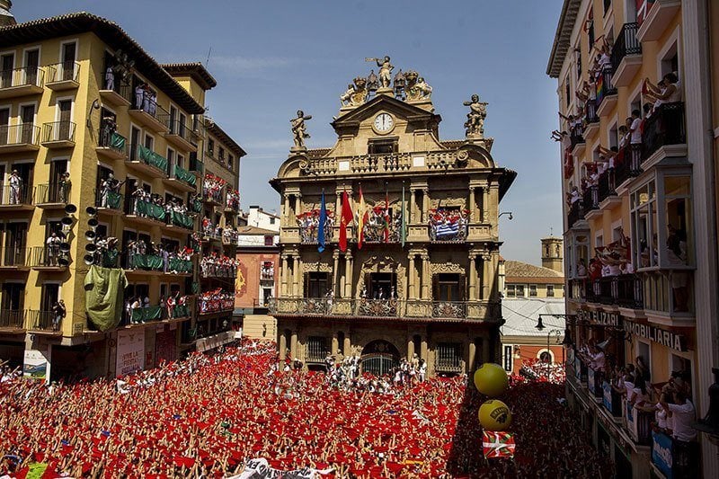 Chupinazo Opening Ceremony Of San Fermin Festival