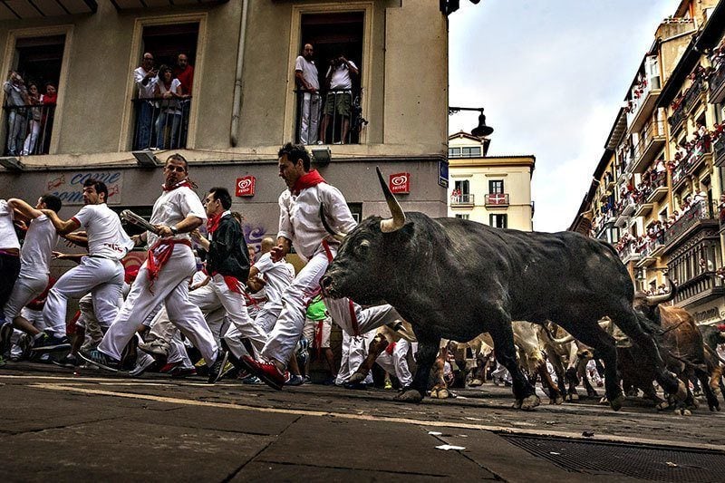 San Fermin Festival Gorings, Crowds And So Many Bulls