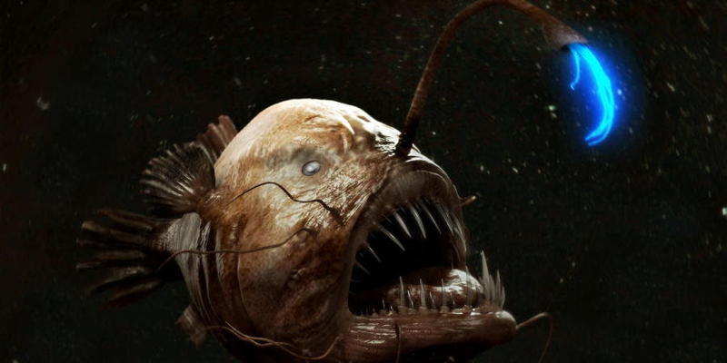 Scary Fish Bioluminescent Teeth