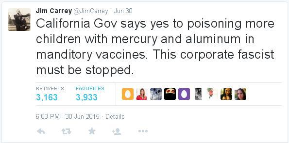 Vaccine Law Tweet