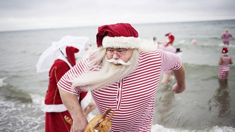 Santa Footbath Tradition