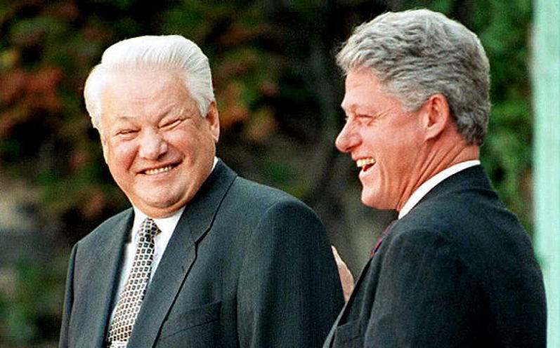 Yeltsin Clinton