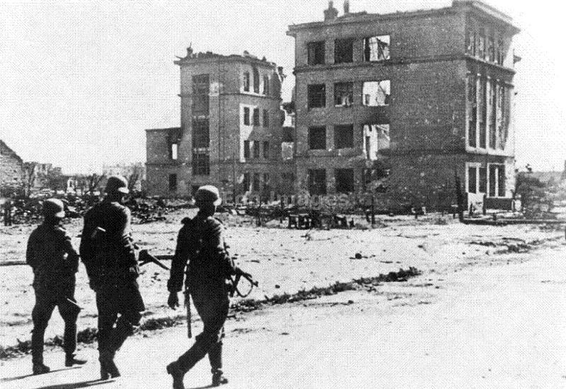 Ruins Of Stalingrad During WWII