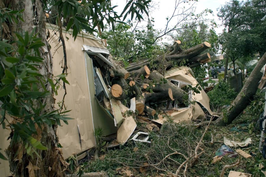 Hurricane Katrina's Damage In Florida