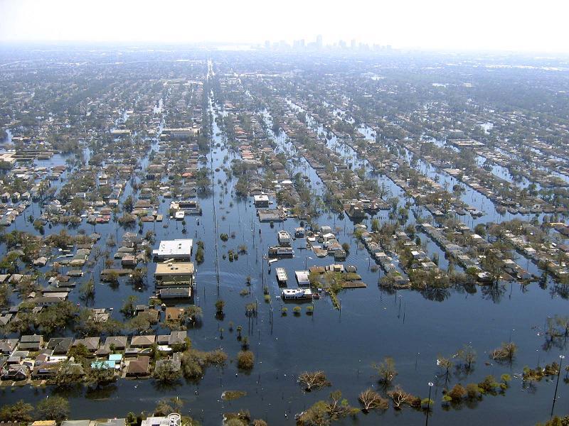 Hurricane Katrina Flooded Overhead