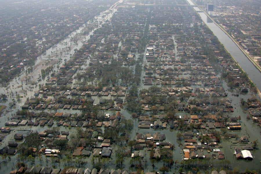 Hurricane Katrina Flooding In Louisiana