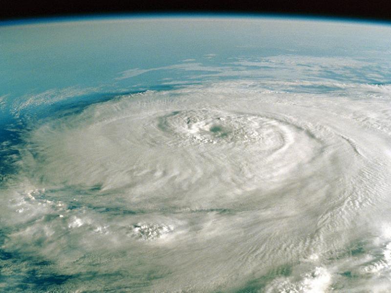 Hurricane Katrina Spiral Cloud
