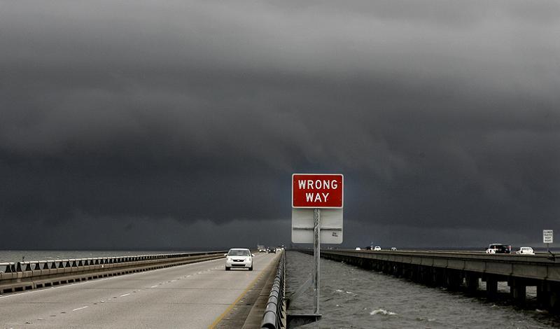 Hurricane Katrina Wrong Way