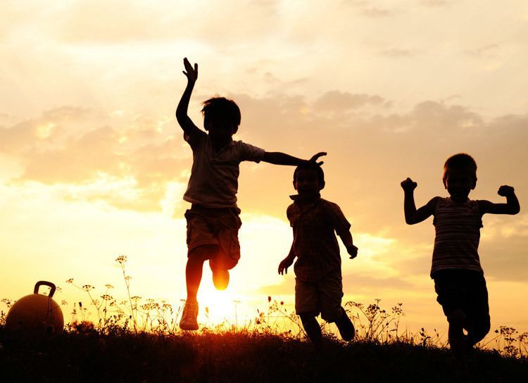 Kids Playing Outside