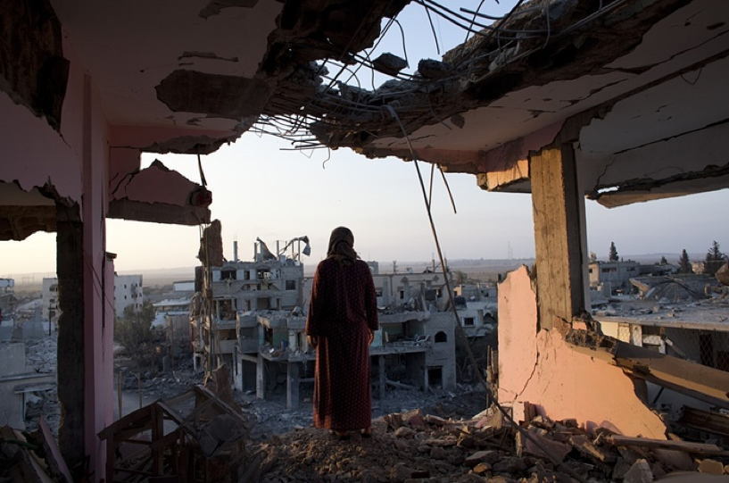 Occupied Palestine Shujayea Wreckage