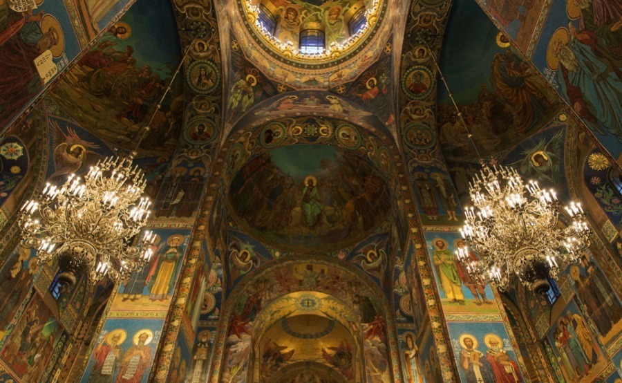 Church Spilled Blood Saint Petersburg