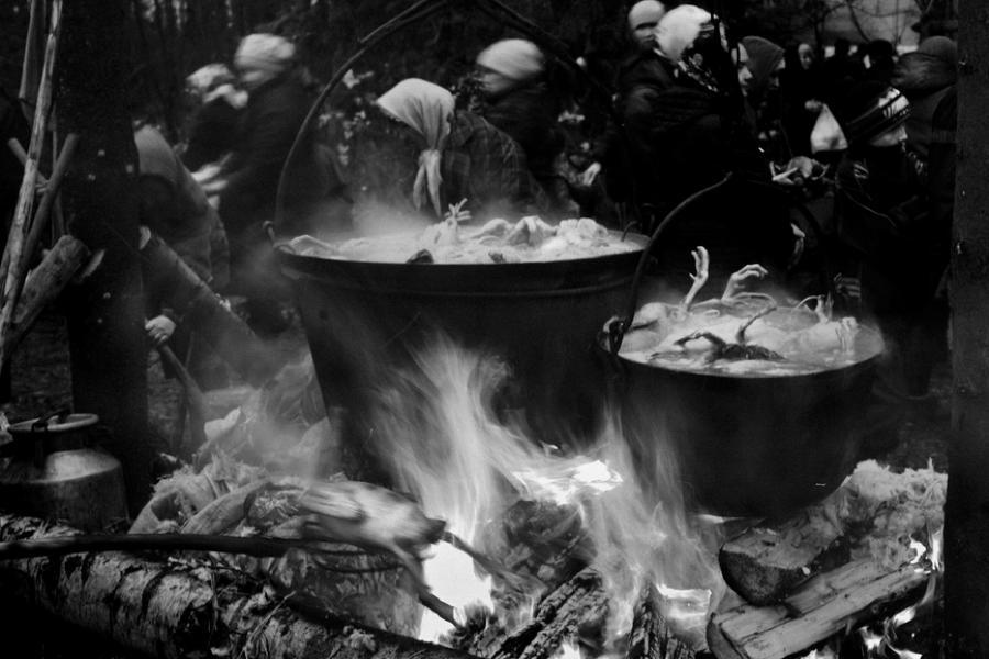 Russian Pagans Boiling Geese