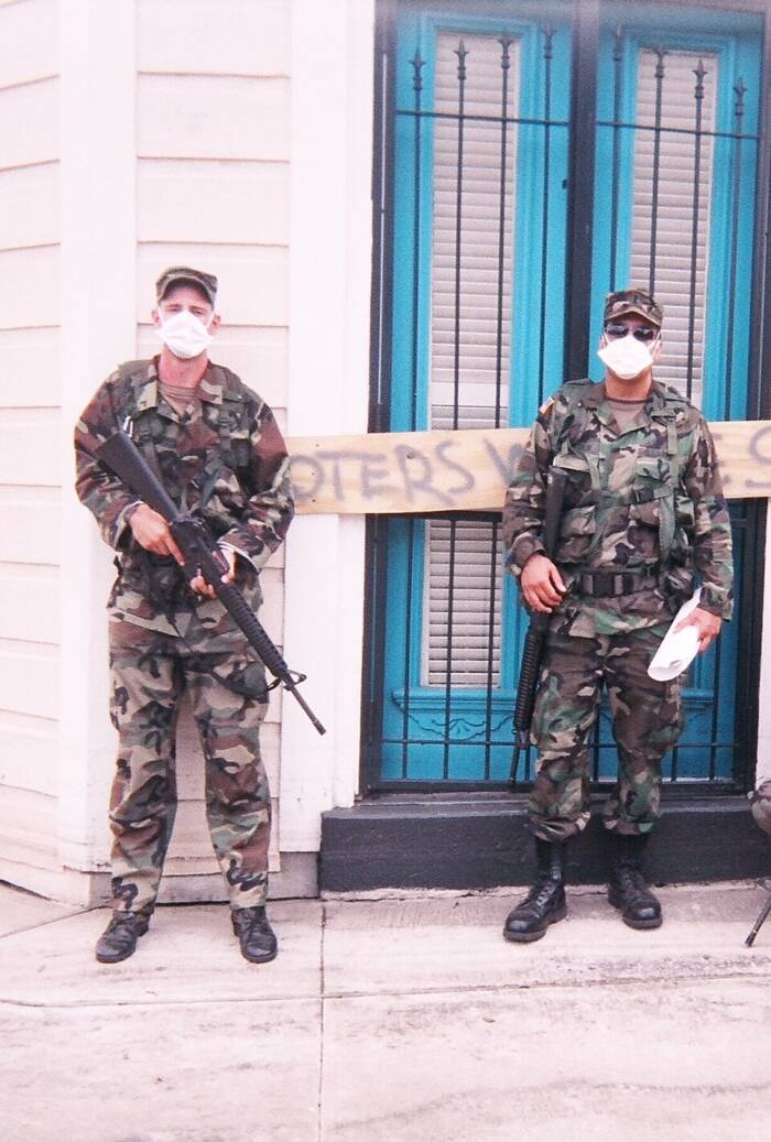 Soldiers In New Orleans In 2005