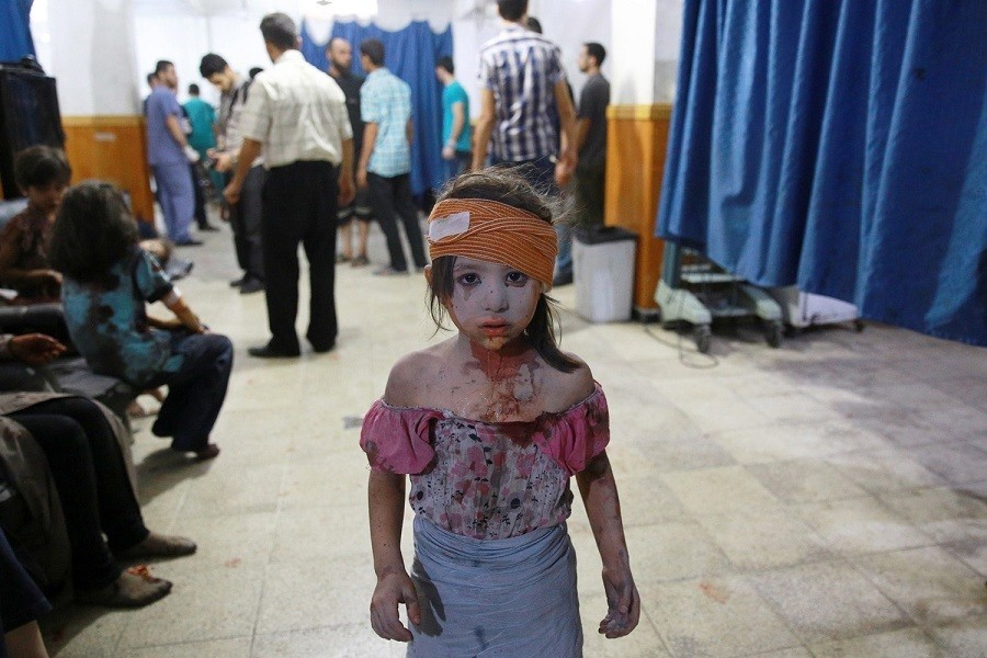 Syrian Girl Ash Blood