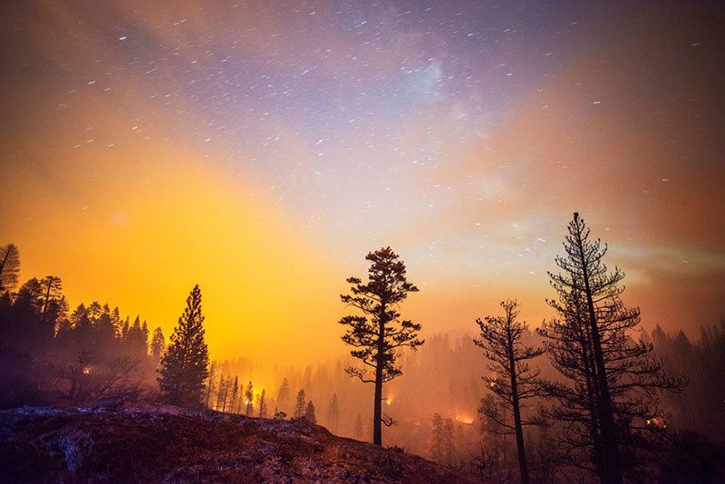 Fires from California Drought