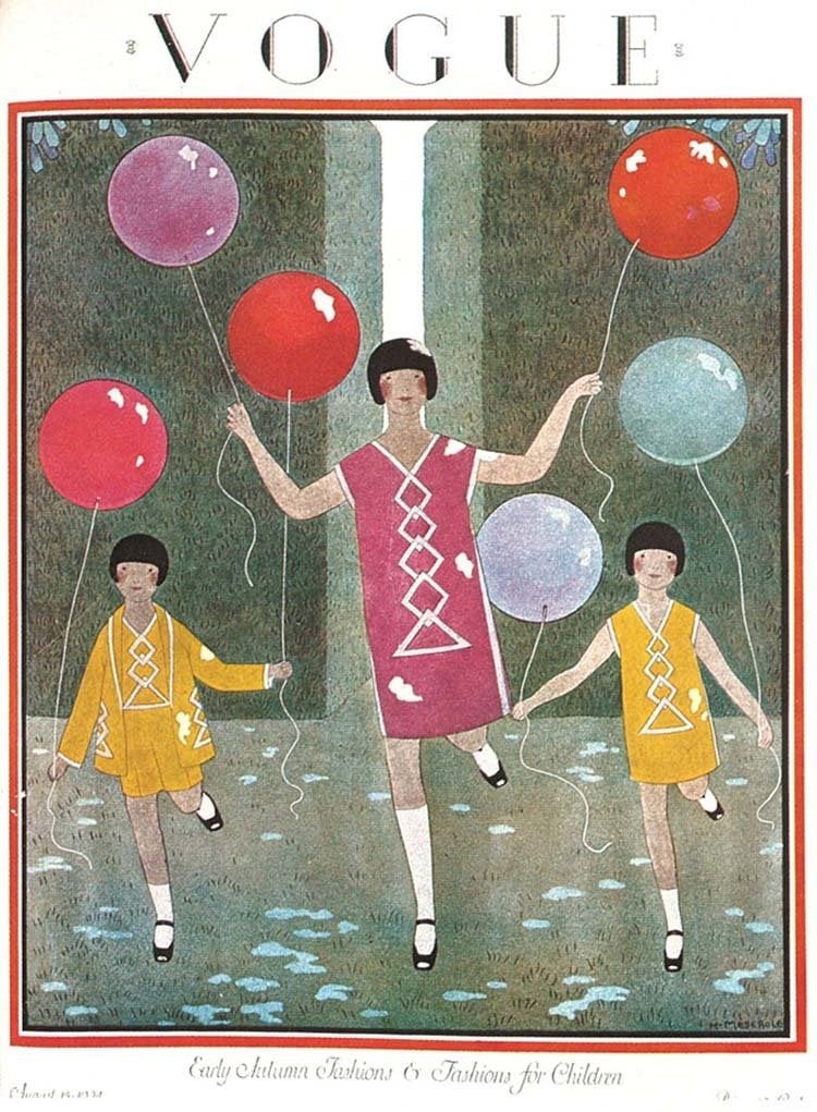 Vintage Vogue Covers Balloons