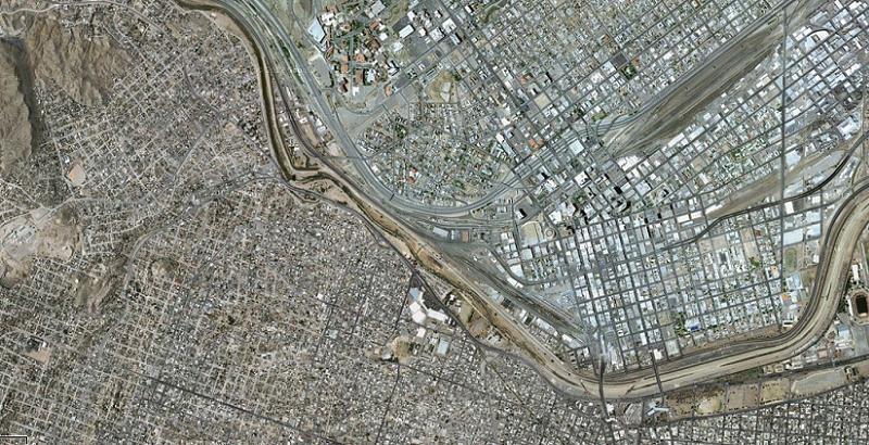 Image result for el paso juarez border aerial