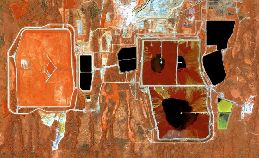 Australia Mine Orange Red