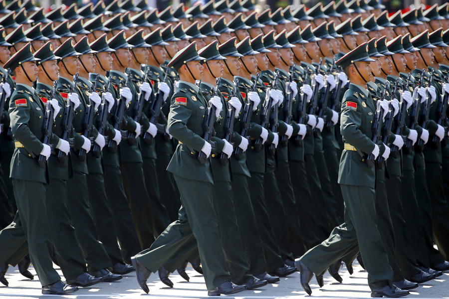 China Military Parade Soldiers