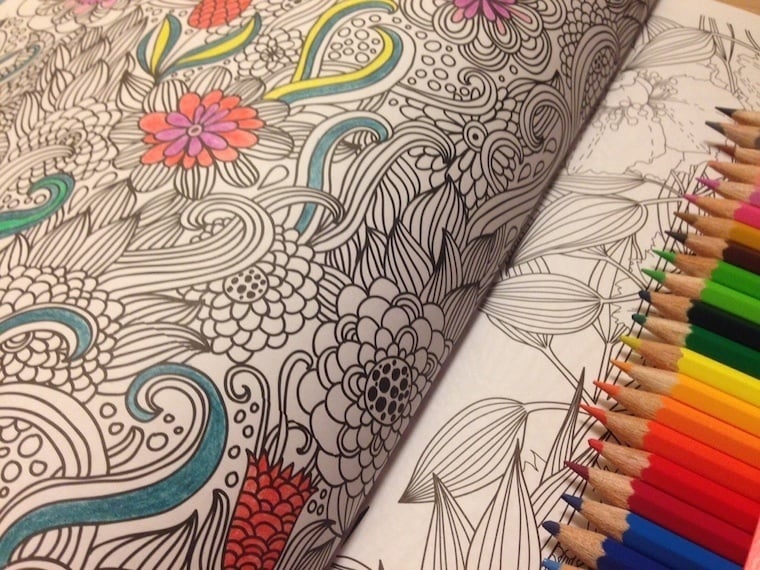 Adult Coloring Books Cafe Crayons