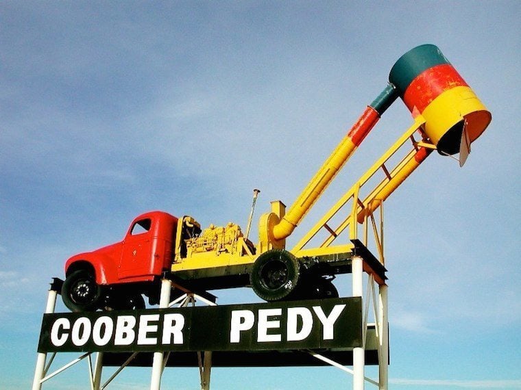 Coober Pedy Welcome Sign