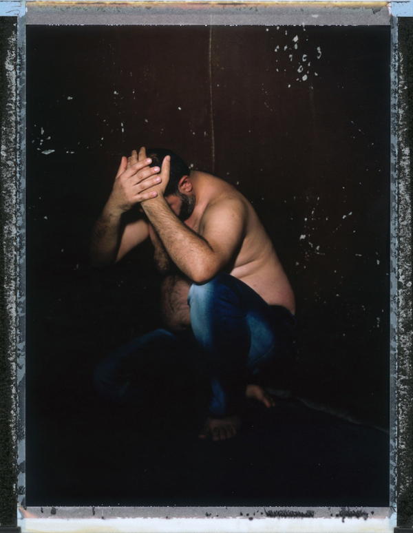 Gay Syrian Man Cowering
