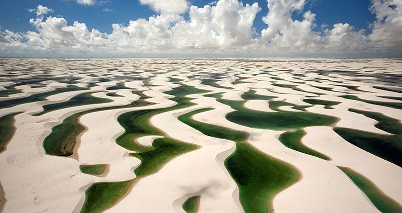 The Landscape Of Lençóis Maranhenses National Park Looks Like A Trick