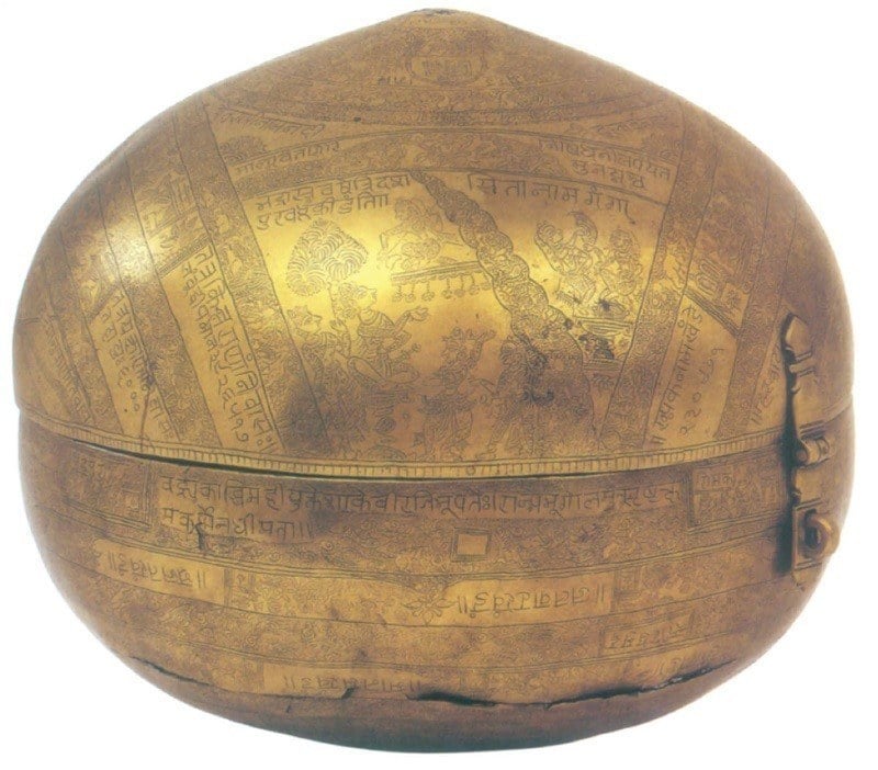 Ancient Maps Brass Globe