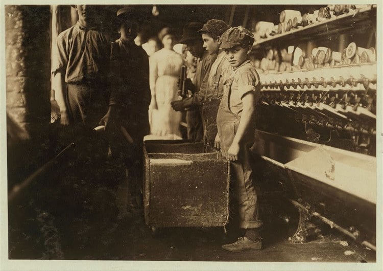 Child Labor 1900s Doffers