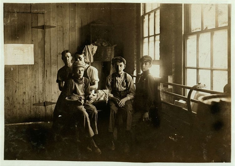 Child Labor 1900s Furniture Factory