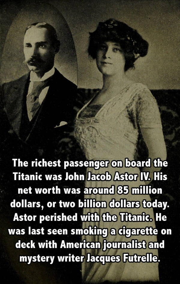 John Astor Wife Titanic