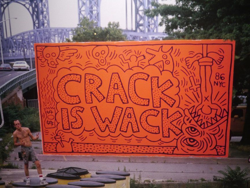 Keith Haring Crack Is Wack