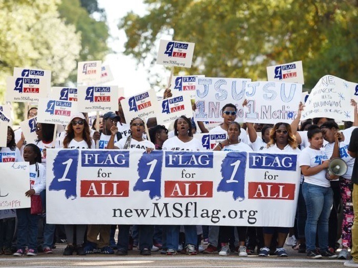 Mississippi Flag Rally Crowd