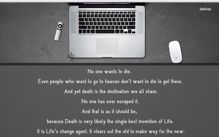 No One Wants To Die