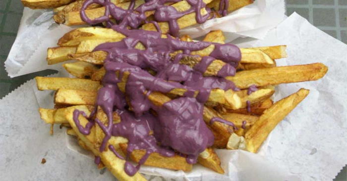 Purple Ketchup French Fries
