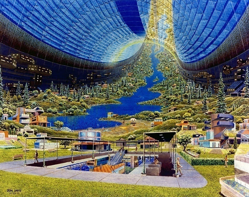 Space Colonies Torus Interior