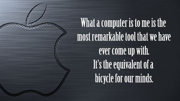Steve Jobs On The Computer