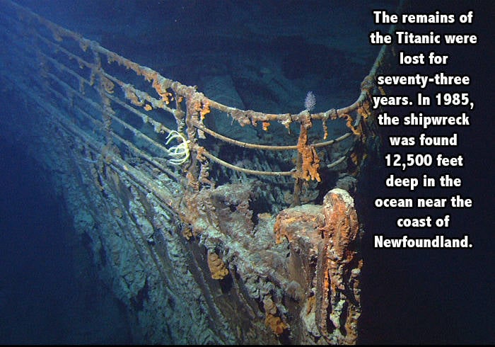Titanic Wreck Bow 
