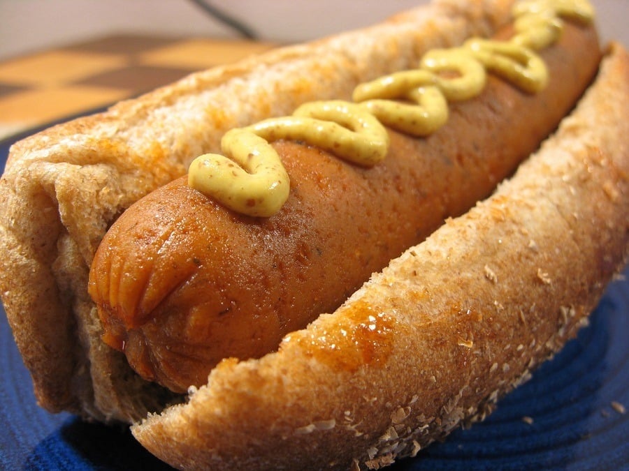 Vegetarian Hot Dog Mustard