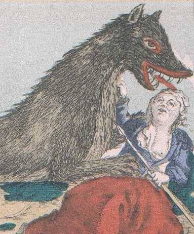 Beast Of Gevaudan Attacking A Woman