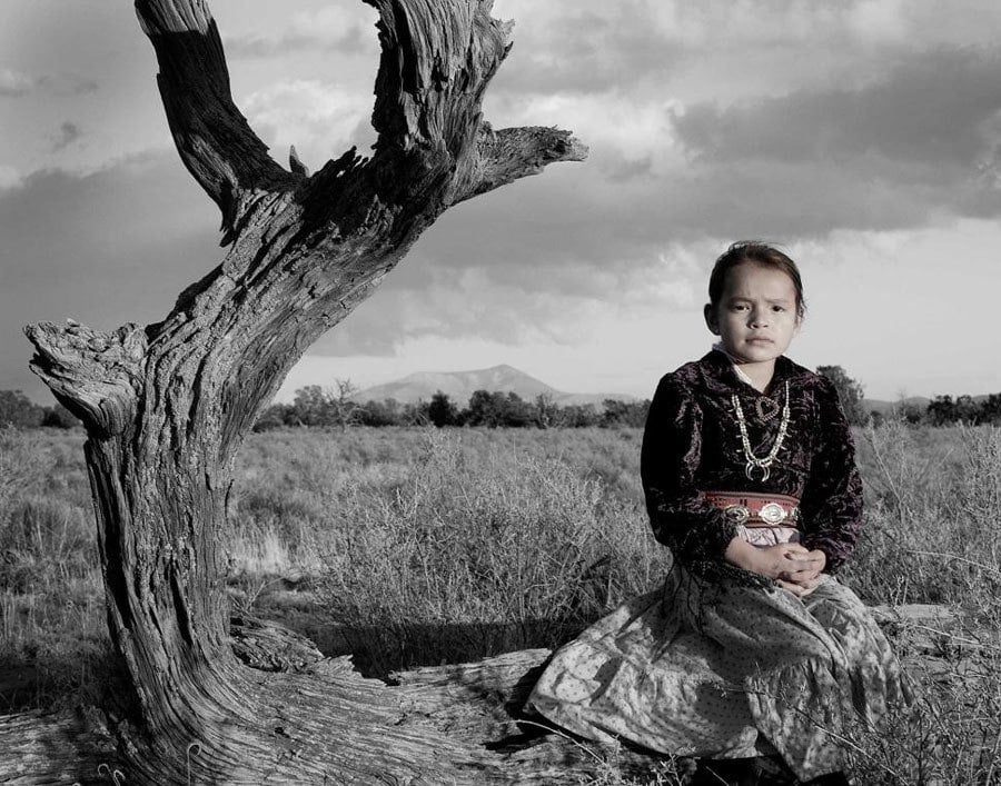 Modern Native Americans Solemn
