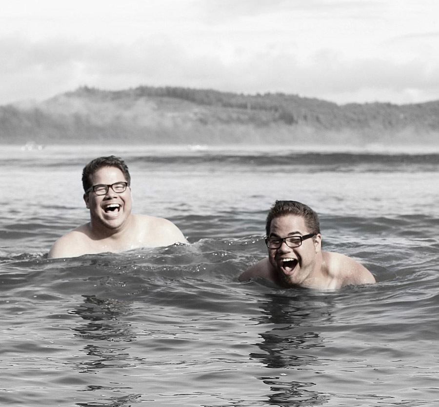 Modern Native Americans Swimming