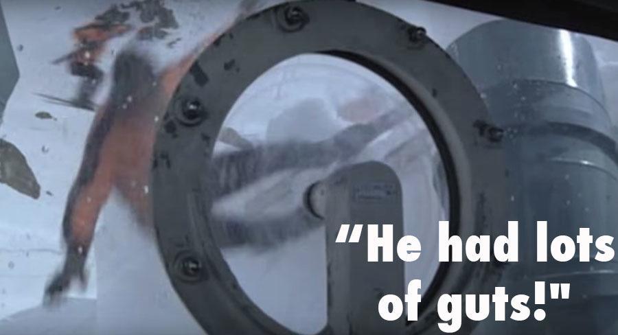On Her Majesty's Secret Service Ski Chase