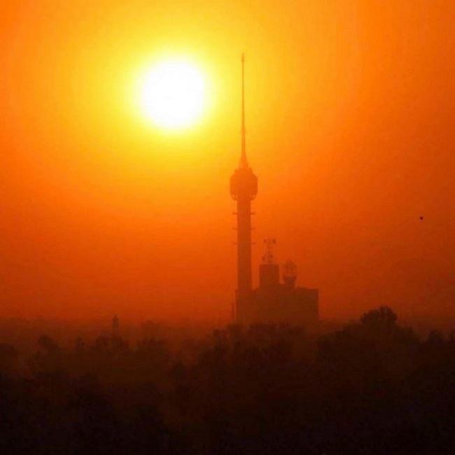 Baghdad Orange Sunset