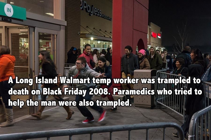 Black Friday Facts Trampled