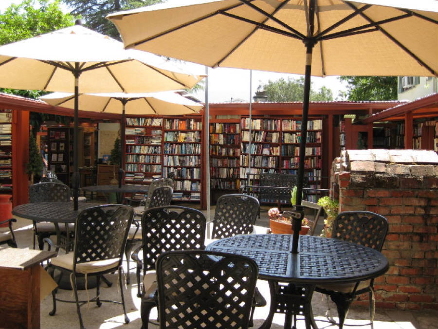 Coolest Bookstores Barts Books Umbrellas