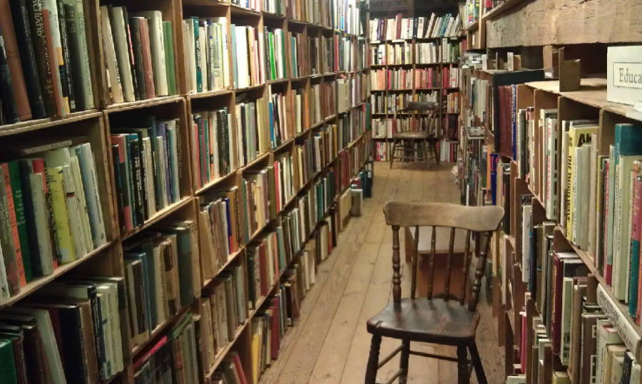 Coolest Bookstores Book Barn Stacks